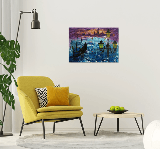 In a dream and in reality... Venice I /  ORIGINAL PAINTING