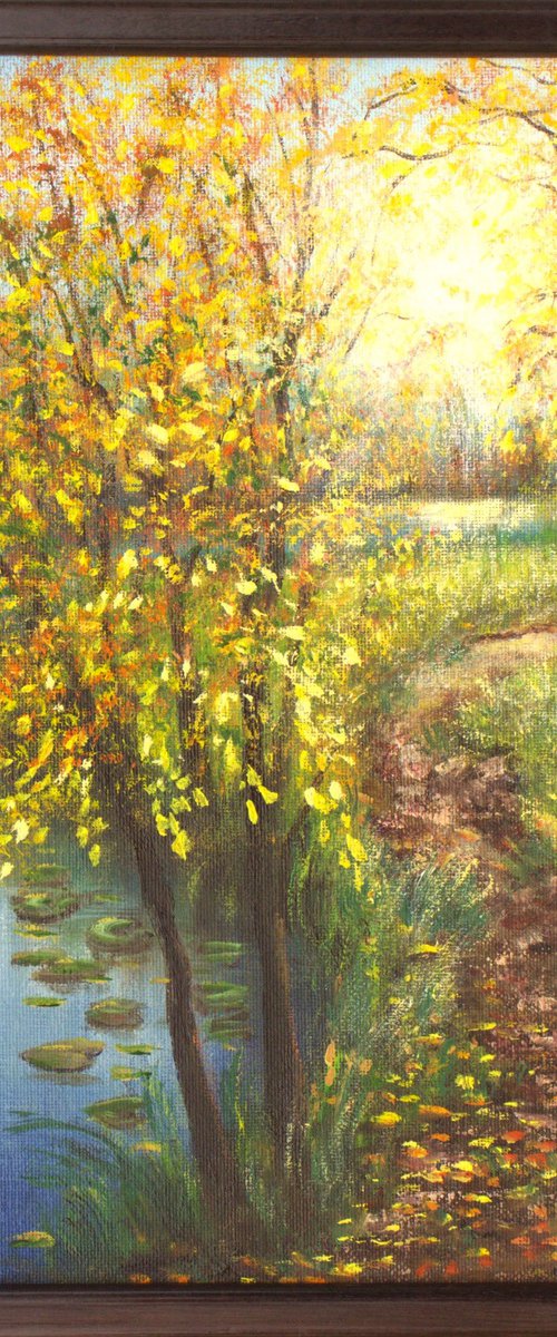 Autumn on the pond by Ludmilla Ukrow