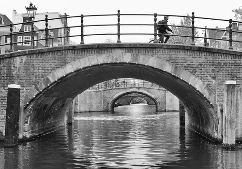 " Morning. Seven Bridges. Amsterdam "  Limited Edition  1 / 50 by Dmitry Savchenko