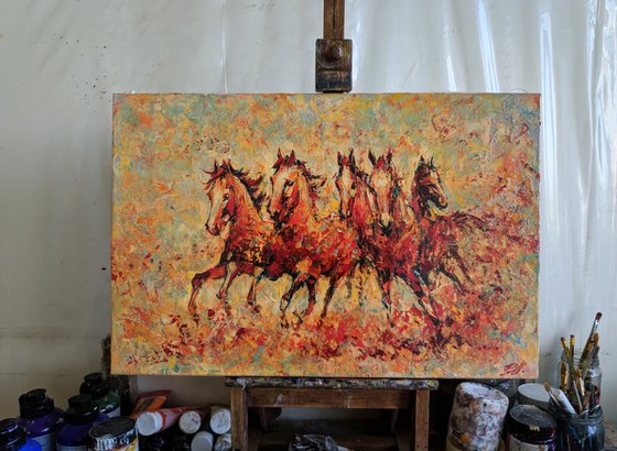 Fire Horses