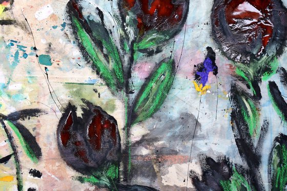 Flowers that tried to stay