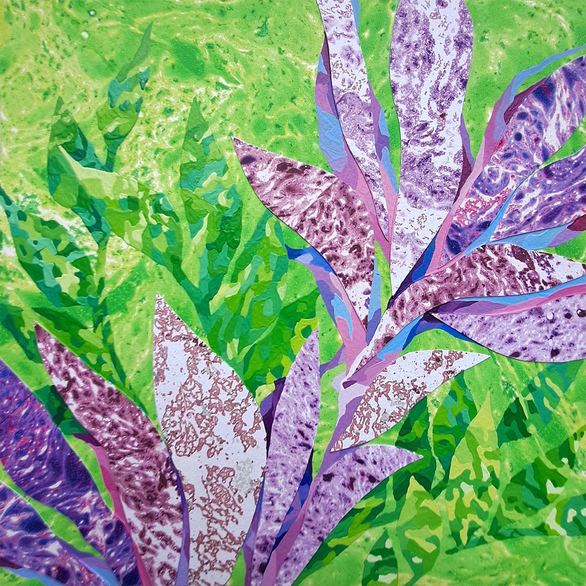Exotic Splendor By Mariia Raskin, 10 X 10, Artwork For Sale On Artfinder