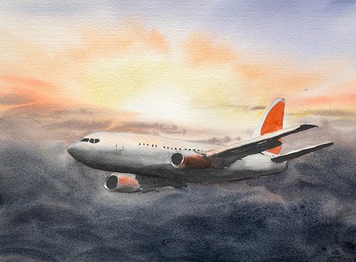 Airplane by Anna Zadorozhnaya