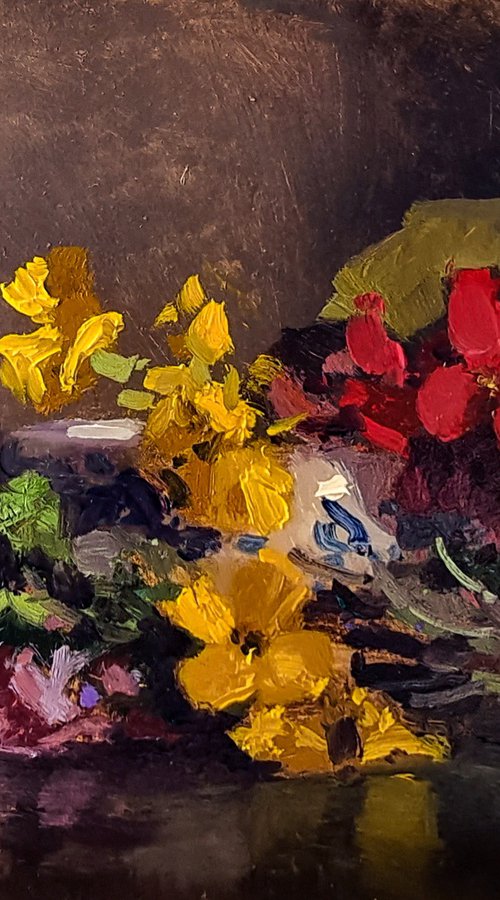 Forsythias by Pascal Giroud