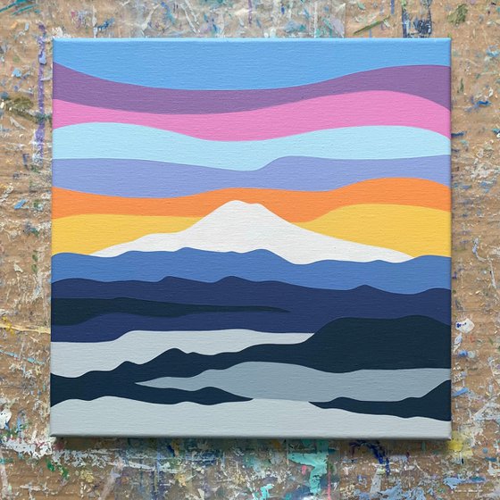 Mount Hood Cloud Inversion