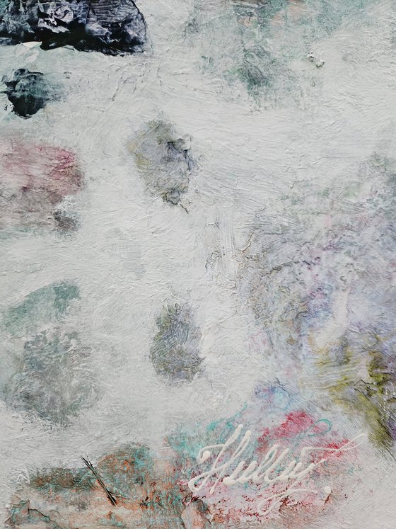 Interwoven Field Abstract Painting