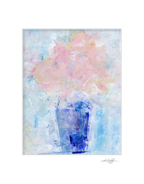 Flowers In Vase 18 - Floral Painting by Kathy Morton Stanion by Kathy Morton Stanion