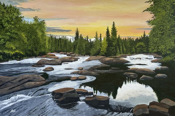 Evening Cascade