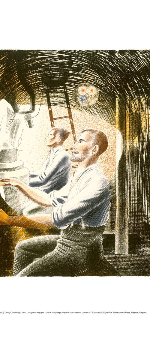 Diving Controls (1941) by Eric Ravilious