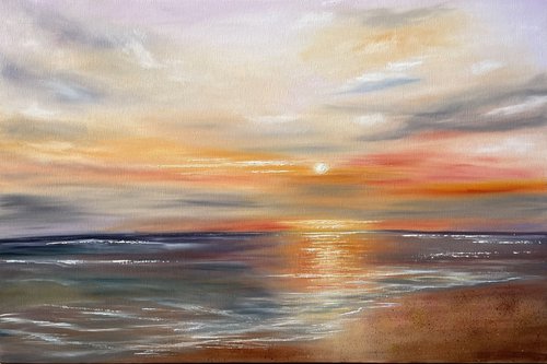 Morning at Sea - series Dreams seascape by Tanja Frost
