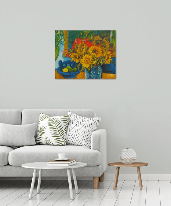 Sunflowers still life