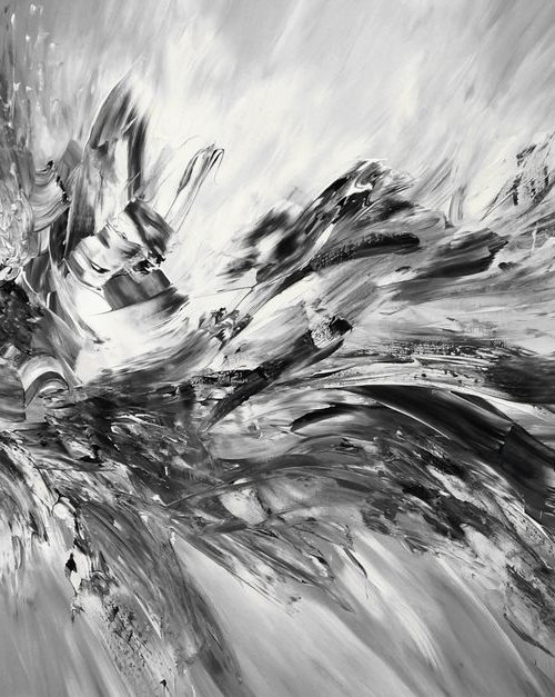 Black And White Move L 1 by Peter Nottrott