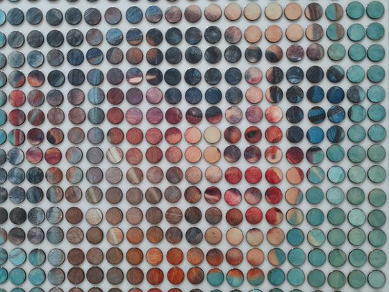 Warm sunshine (n.722) - Dot Art series