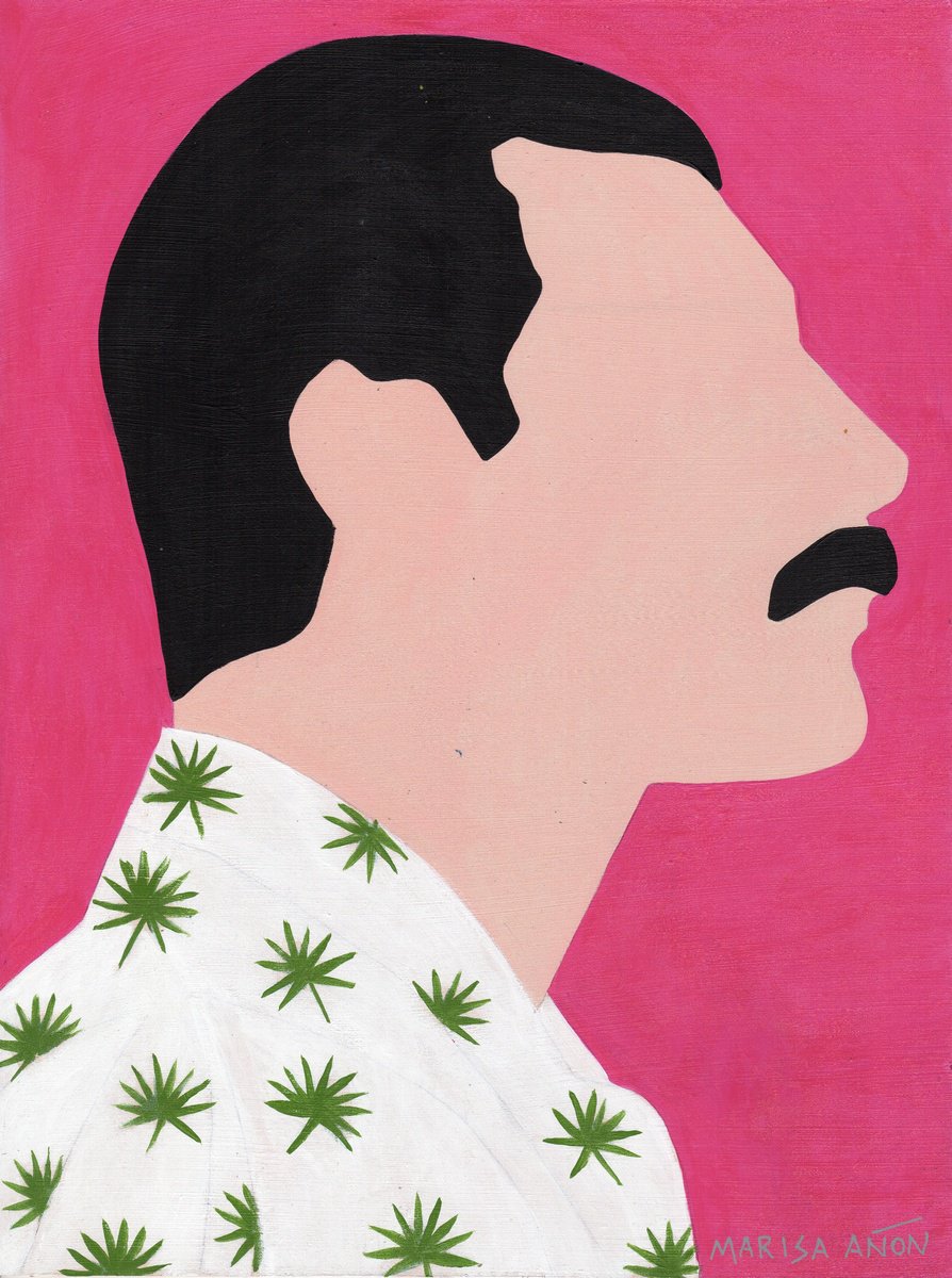 Freddie in Magenta 2 by Marisa An