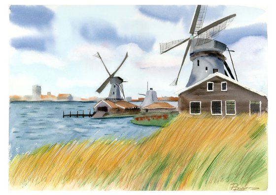 Holland windmills