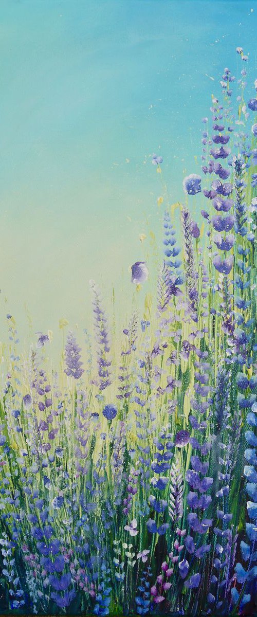 Meadow blues 2 by Emma Sian Pritchard