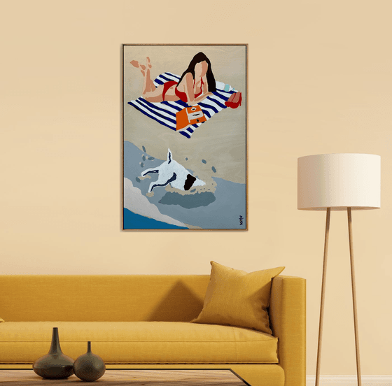 Snapshots of Summer Beach 64cm x 94.5cm