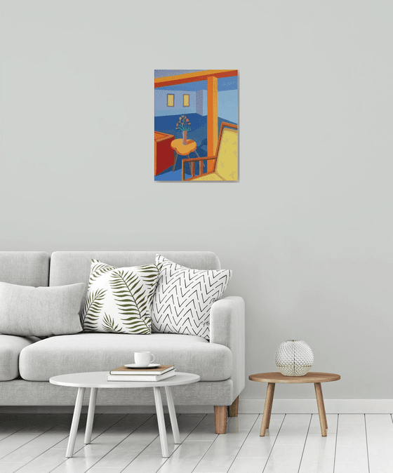 Room with Yellow Chair