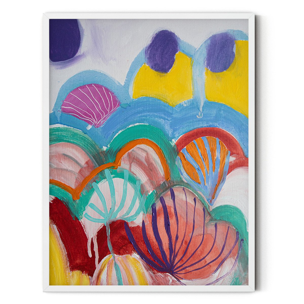 Expressive Abstract Oil Painting By Suzie Cumming, 12 X 16", On The Verge, Original Artwork