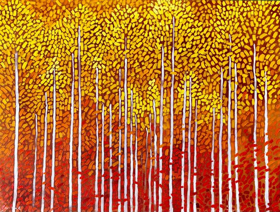 Yellow birches