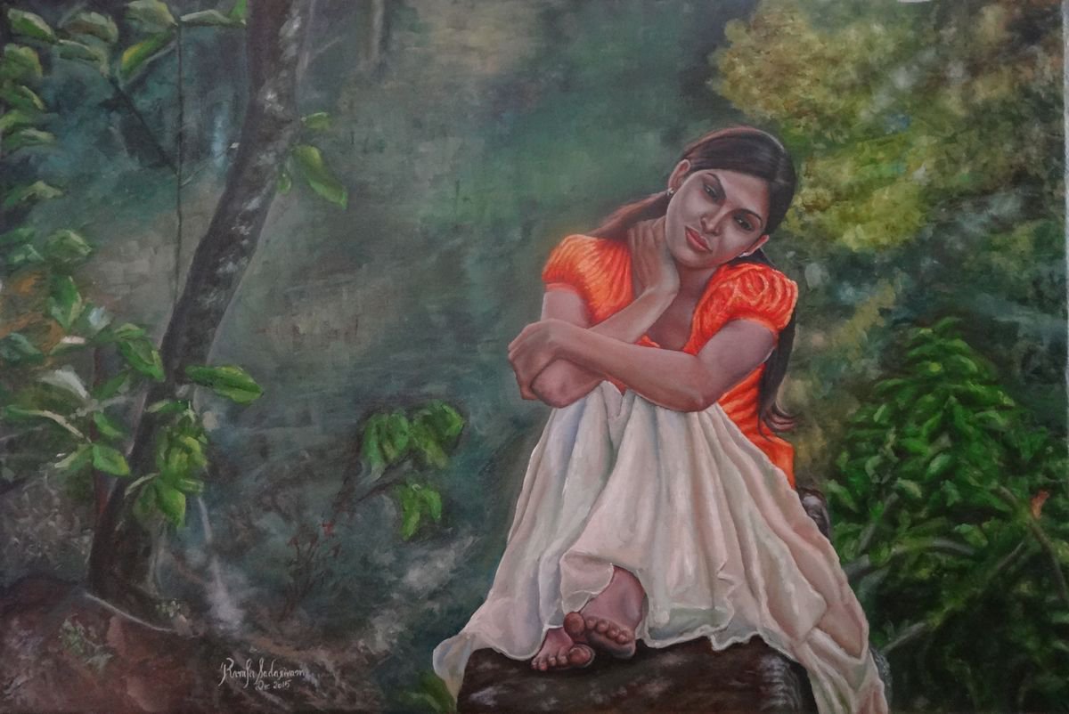 The Girl in Orange Dress by Ramya Sadasivam