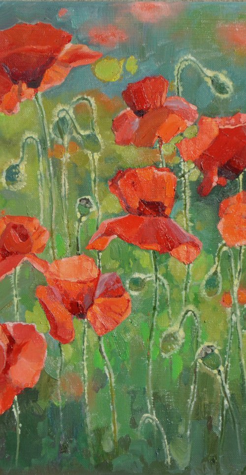 When The Sun Touches The Red by Anna Shevel