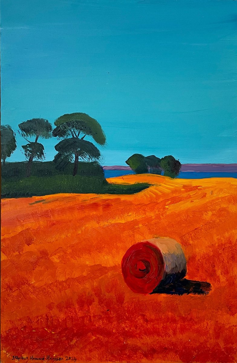 Summer fields near Drumeldrie by Stephen Howard Harrison