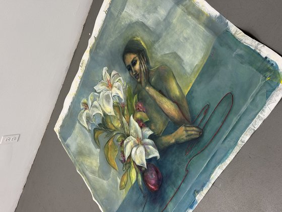 Conversation with lilies