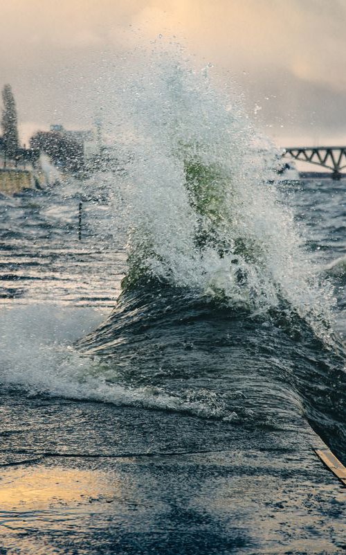 Ghost. Storm on Volga river by Artem Korenuk