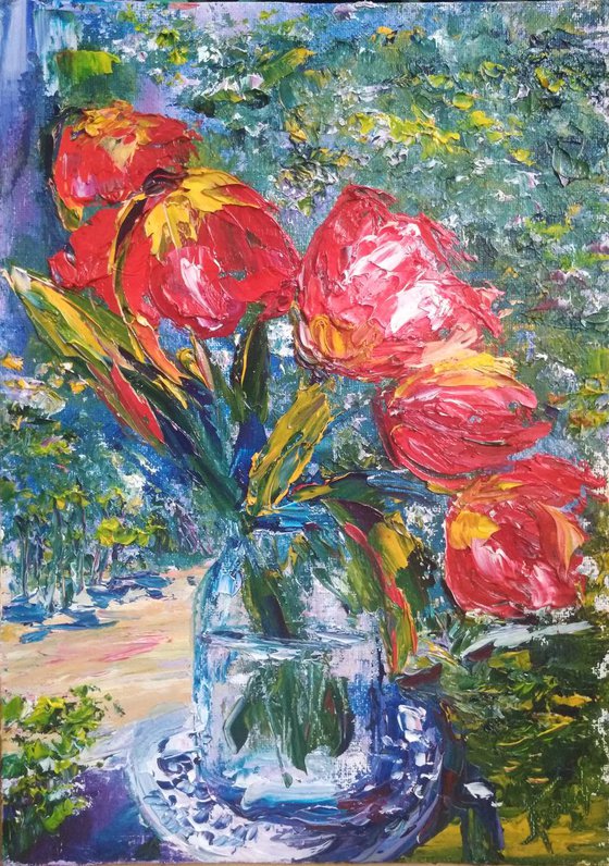 Tulips still life