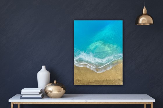 Peaceful beach - Ocean painting