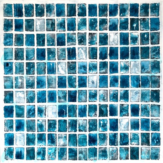 Abstraction No. 124 blue