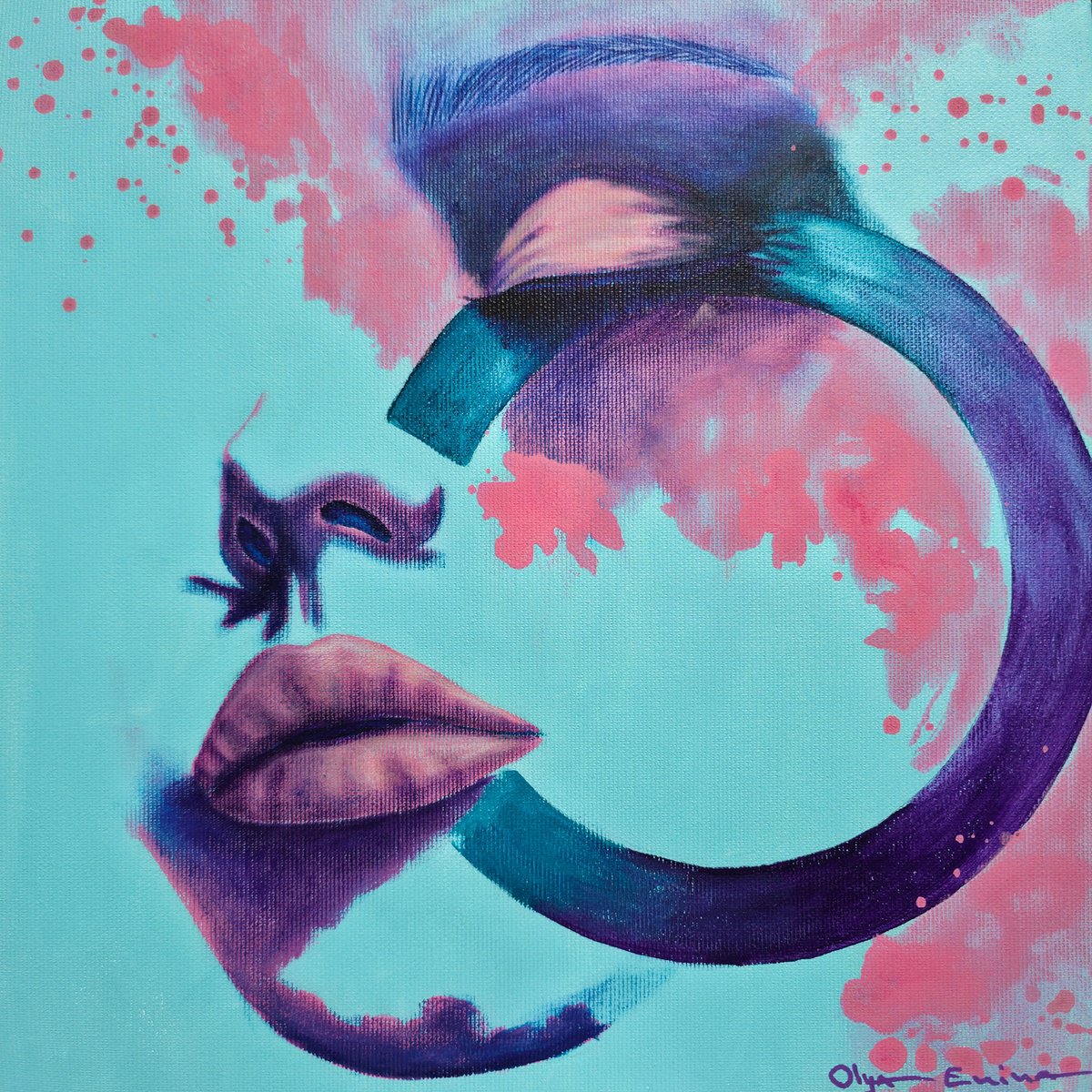 The Space She Left By Olya Enina, 12 X 12, Artwork For Sale On Artfinder
