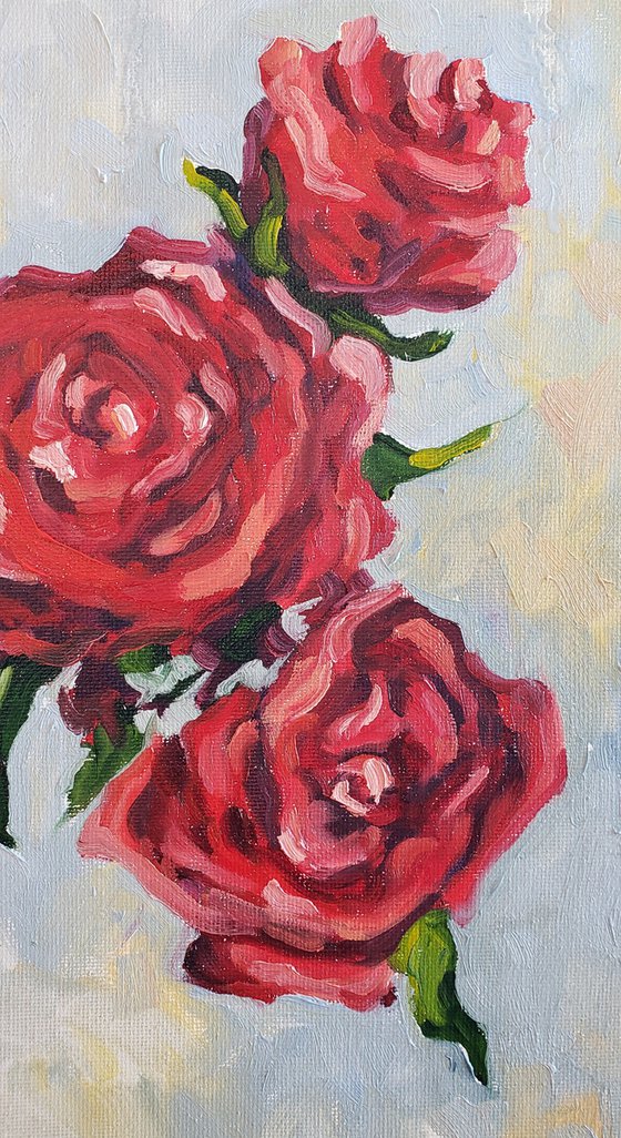 "Because of You" - Still Life - Roses - Flowers