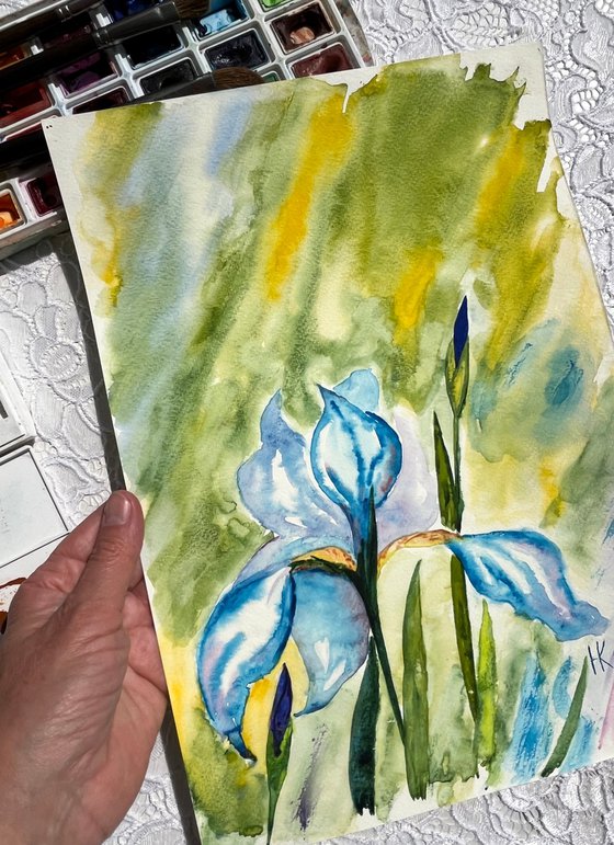 Iris Painting