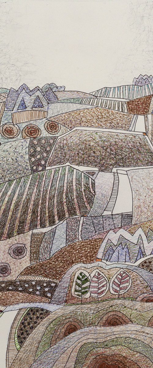 Ballpoint pen, untitled, 38 by Rob   van Hoek