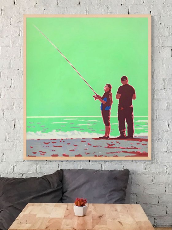 Fishermen at Sunset