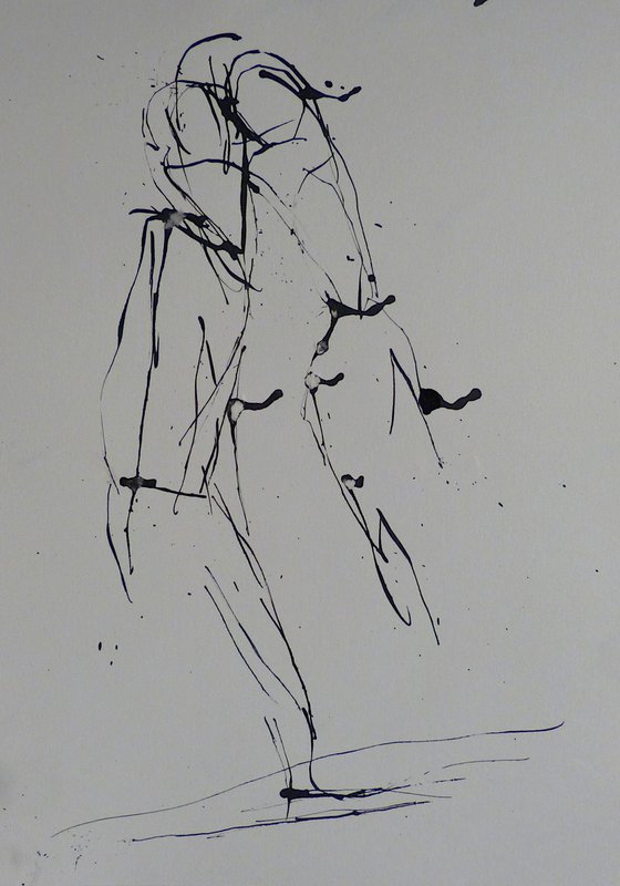 Expressive Sketch - The Embrace, 21x29 cm