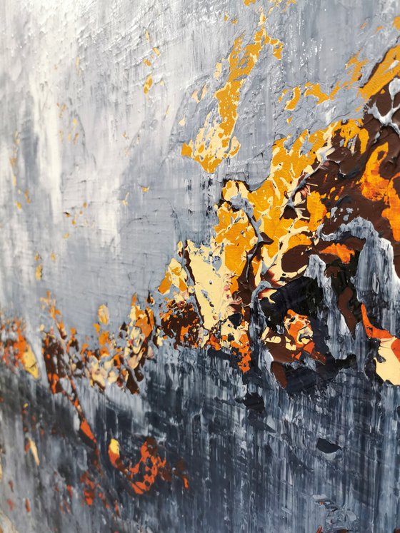 180x90cm. / abstract painting / Abstract 1233