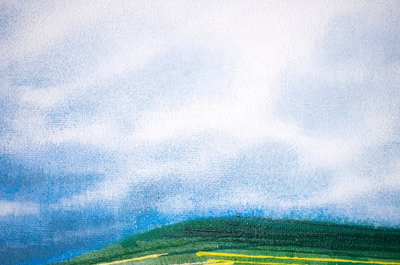 Devon Hills In Summer