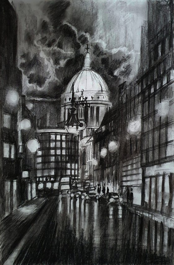 ST.PAUL'S FROM LUDGATE HILL