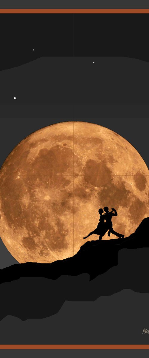MOONLIGHT TANGO   30"X42" by Joe McHarg