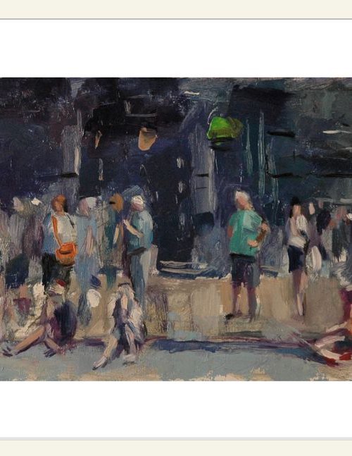 Crowds at Covent Garden by Andre Pallat