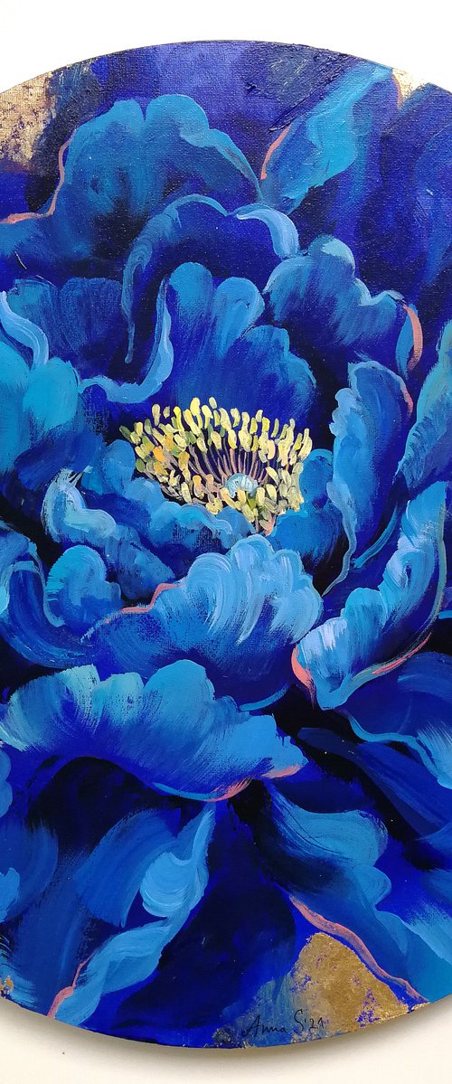 “Blue Flower” by Anna Silabrama