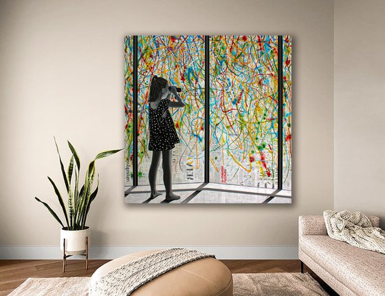 ROOM WITH A VIEW, canvas