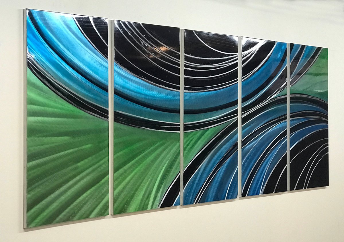 Abstract Painting By Dong Su, 64 X 25, The Melody Of The Monsoon, Original Artwork