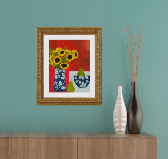 Still Life with Sunflowers