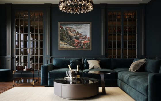 Flying over old Halden