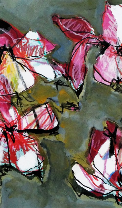 Dancing Magnolias by Irene Wilkes