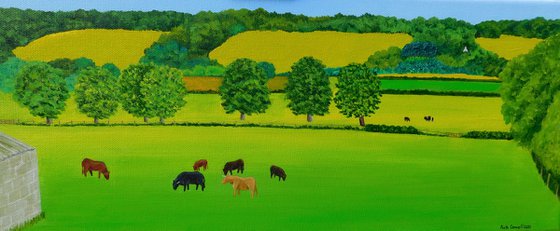 Cattle Grazing in the Brede Valley, Sedlescombe, Sussex